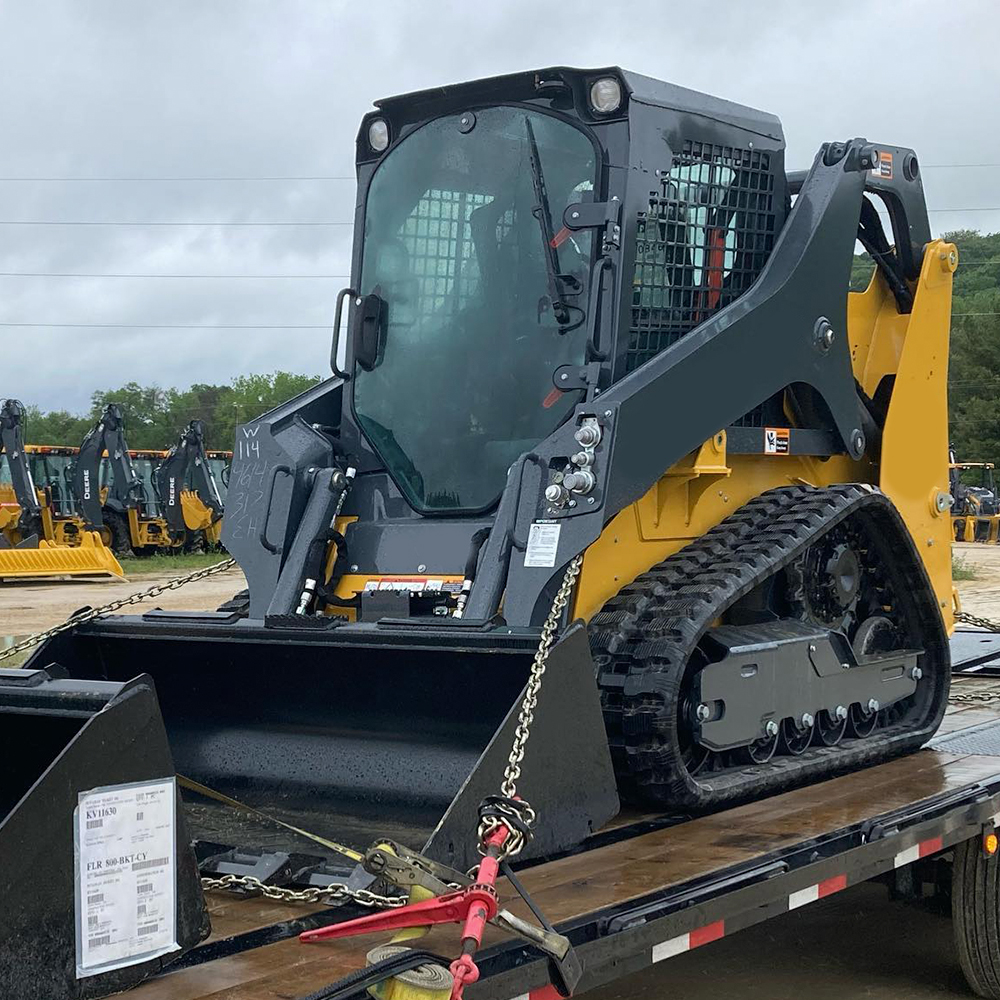 equipment, repositioning, skid steer, excavator, bobcat